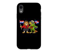 Drapeau Pays-Bas République Dominicaine Racines néerlandaise Coque pour iPhone XR