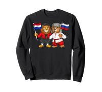 Drapeau Pays-Bas Russie Racines néerlandaises Fier Russe Sweatshirt
