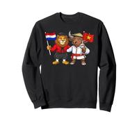 Drapeau Pays-Bas Vietnam Racines néerlandaises Fier héritage Sweatshirt
