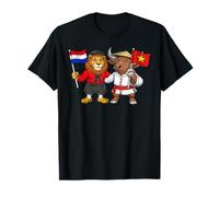 Drapeau Pays-Bas Vietnam Racines néerlandaises Fier héritage T-Shirt