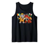 Drapeau Pays de Galles Côte D'Ivoire Racines galloises Débardeur