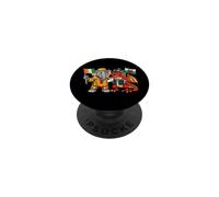 Drapeau Pays de Galles Côte D'Ivoire Racines galloises PopSockets PopGrip Adhésif