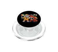 Drapeau Pays de Galles Côte D'Ivoire Racines galloises PopSockets PopGrip pour MagSafe
