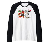 Drapeau Pays de Galles Égypte Racines galloises égyptien Manche Raglan