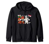 Drapeau Pays de Galles Égypte Racines galloises égyptien Sweat à Capuche