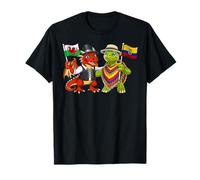 Drapeau Pays de Galles Équateur Racines galloises équatorien T-Shirt