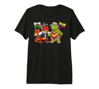 Drapeau Pays de Galles Équateur Racines galloises équatorien T-Shirt Haut de Gamme
