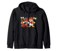 Drapeau Pays de Galles Inde Racines galloises Fier Indien Sweat à Capuche