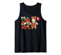 Drapeau Pays de Galles Pérou Racines galloises Fier héritage Débardeur