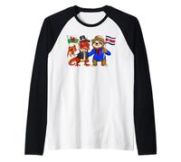 Drapeau Pays Galles Costa Rica Racines galloises costaricien Manche Raglan