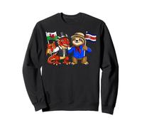 Drapeau Pays Galles Costa Rica Racines galloises costaricien Sweatshirt