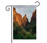 Drapeau Paysage De L'Ouest Montagnes Haute Colline Extérieur Désert Parcs Grand Cactus États-Unis Été Bend Extérieur Imprimé Décoratif Drapeaux, Pour Les Bureaux, Les Défilés, 30x45cm