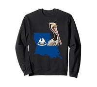 Drapeau pélican de l'État de Louisiane Liberté et unité Sweatshirt