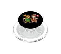 Drapeau Pérou Cameroun Racines péruviennes-camerounaises PopSockets PopGrip pour MagSafe