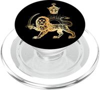 Drapeau Perse Iranien Lion Soleil et Couronne Iran Perse PopSockets PopGrip pour MagSafe