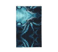 Drapeau personnalisé - Décorations d'hiver uniques pour la maison et le jardin, parfait pour une utilisation en extérieur et en intérieur, pieuvre de mer profonde