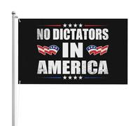 Drapeau Personnalisée Drapeaux Pas De Dictateurs En Amérique Personnalisé Bruant Pour Anniversaire Extérieur Manif 90X150Cm