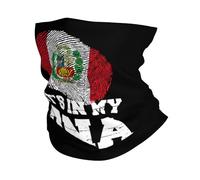 Drapeau Péruvien. C'est dans Mon Adn. Unisexe Bandana Douce Écharpe Tube Anti-Solaire Snood pour Vélo Course À Pied Été Cyclisme