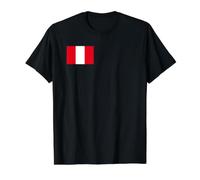 Drapeau péruvien du Pérou T-Shirt Graphique avec Valeur