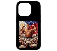 Drapeau philippin Coq et Riz Symbole de Force Philippine Coque pour iPhone 15 Pro
