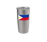 Drapeau philippin des Philippines Gobelet isotherme en acier inoxydable double paroi