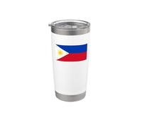 Drapeau philippin des Philippines Gobelet isotherme en acier inoxydable double paroi