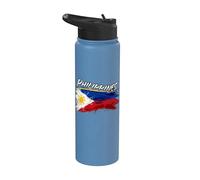 Drapeau philippin philippin de fierté des Philippines Stainless Steel Insulated Water Bottle