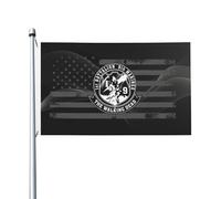 Drapeau Pirate 90X150cm, 1er bataillon de la 9e Association des Marines Résistants aux Intempéries Drapeaux Double Couture Bannière Extérieure pour Jardin Bar Célébration