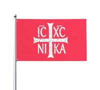 Drapeau Pirate 90X150cm, Christianisme orthodoxe Croix russe Personnalisé Drapeaux avec œillets Flags pour manif Maison Événements