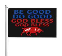 Drapeau Pirate 90X150cm, Soyez bons, faites le bien, que Dieu vous bénisse, allez les Bills Double Couture Drapeau de Pirate Personnalisée Bannière Extérieure pour Intérieur manif Jardin