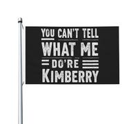 Drapeau Pirate 90X150cm, Tu ne peux pas me dire quoi faire, Kimberly Décoratifs Drapeau Corsaire Résistant à la Décoloration Bannière Extérieure pour Décorations Événements Restaurant