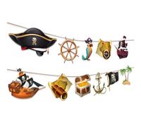 drapeau pirate assiettes fête anniversaire vaisselle bateau pirate assiettes garçons filles déco anniversaire enfants pirate