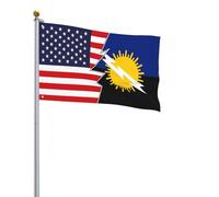Drapeau Pirate Avec Œillets, Drapeau De L'État De Zulia Et Des États-Unis Décoratifs Bannière Extérieure Pour Intérieur Extérieur Drapeaux 90X150Cm