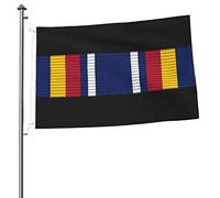 Drapeau Pirate Avec Œillets, Ruban De La Médaille Du Service De La Guerre Mondiale Contre Le Terrorisme Décoratifs Bannière Extérieure Pour Bar Événements Drapeaux 90X150Cm