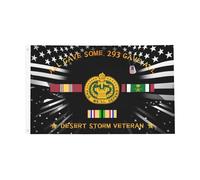 Drapeau Pirate Décoratifs Drapeaux Vétéran De L'Entraînement De L'Opération Tempête Du Désert Résistant À La Décoloration Bruant Pour Décorations Fête Jardin 90X150Cm