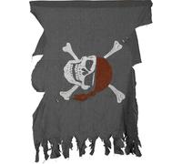 Drapeau pirate décoration Halloween gris 50x40cm