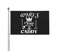 Drapeau Pirate Double Couture Drapeaux Qui Est Ton Caddy Avec Œillets Bruant Pour Anniversaire Restaurant Bar 90X150Cm