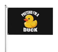 Drapeau Pirate Faisons semblant d'être un canard Drapeaux 90X150cm