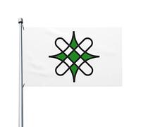 Drapeau Pirate Le Peuple Haoussa Œillets Métalliques Flag Couture Double Face Drapeaux Pour Decor L'Extérieur Intérieur 3X5Ft