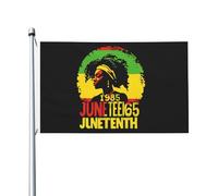 Drapeau Pirate Mois De L'Histoire Des Noirs Juneteenth Freedom Polyester Drapeaux Œillets En Laiton Dans Drapeau Pour Célébrations Intérieur Jardin 3X5Ft