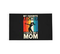 Drapeau Pirate Mon archer préféré m'appelle maman Drapeaux 90X150cm
