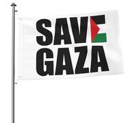Drapeau Pirate Personnalisé Drapeaux Sauver Gaza Avec Œillets Bannière Extérieure Pour Jardin Bar Extérieur 90X150Cm