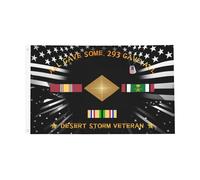 Drapeau Pirate Résistants Aux Intempéries Drapeaux Corps Des Finances, Vétéran De L'Opération Tempête Du Désert Décoratifs Suspendus Fanion Pour Restaurant Extérieur Célébration 90X150Cm