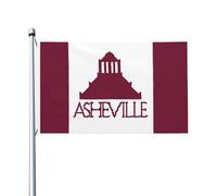 Drapeau Pirate Ville D'Asheville, Caroline Du Nord Coutures Doubles Garden Flag Weather Resistant Flag Pour Événements Sportifs Célébrations Bar 3X5Ft
