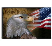 Drapeau Pirates Drapeau Américain Vintage Des États-Unis, Aigle À Tête Blanche, Commémoration Du 4 Juillet Et De La Fête Nationale Américaine Drapeaux Décoratifs D'Extérieur 90x150cm