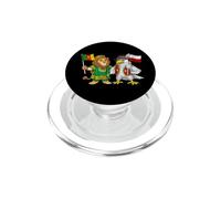 Drapeau Pologne Cameroun Racines polonaises-camerounaises PopSockets PopGrip pour MagSafe