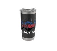 Drapeau polyamour Not A Phase Polyamorous Gobelet isotherme en acier inoxydable double paroi