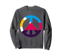 Drapeau polyamour Signe Paix polyamour Sweatshirt