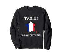 Drapeau Polynésie Française Vieilli Fierté Tahiti Sweatshirt