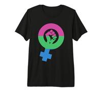 Drapeau polysexuel féministe T-Shirt Haut de Gamme